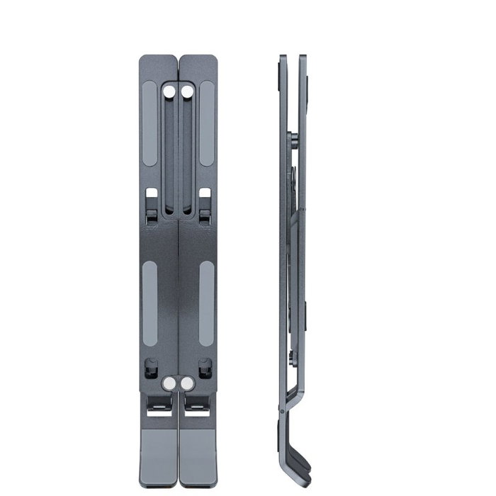 Tooq Soporte Elevador de Aluminio Plegable Gris TQLRS0035-AL-G